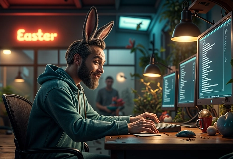 wallpaper Easter IT